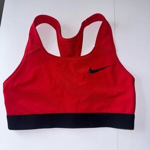 Red Nike Sports Bra